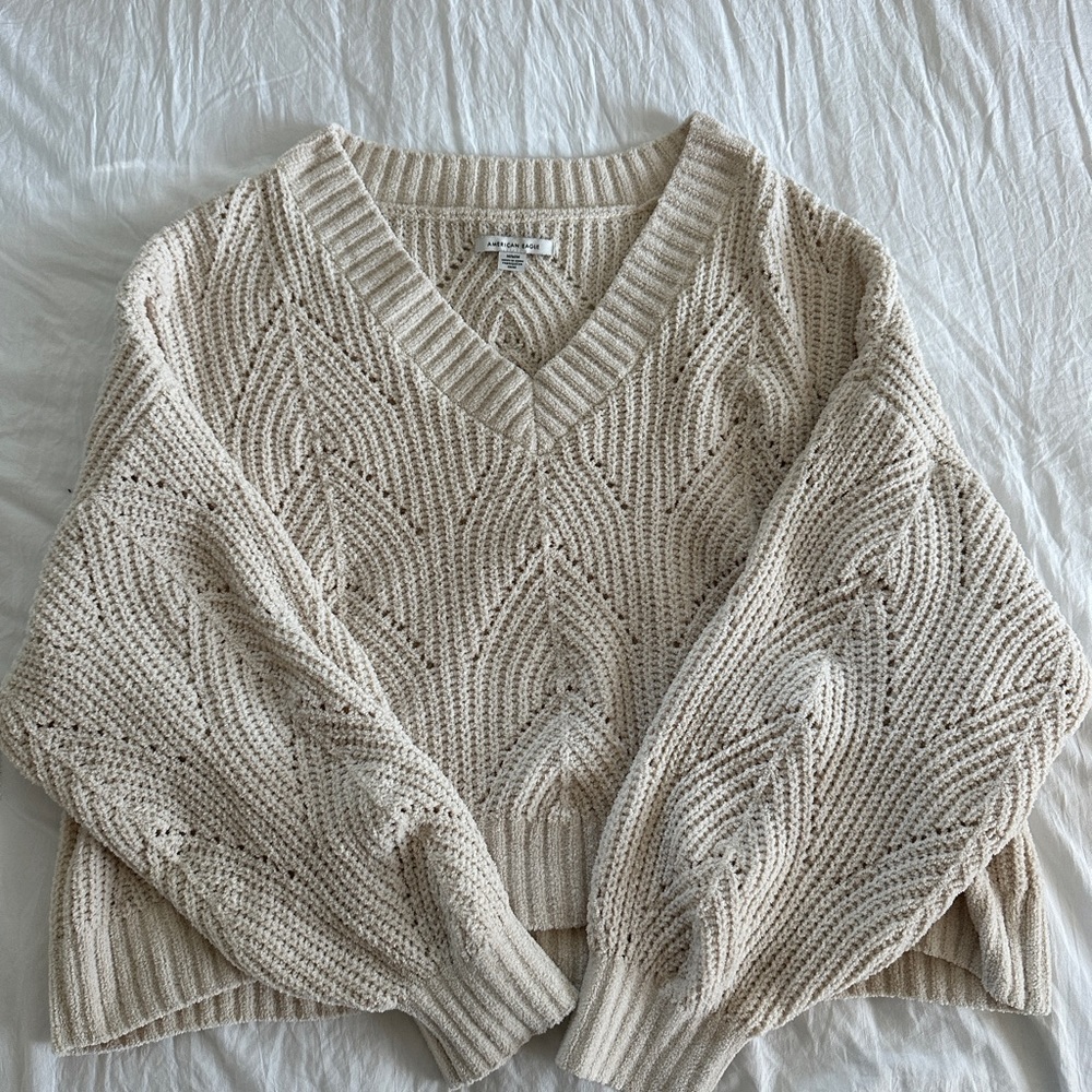 american eagle women’s knit sweater